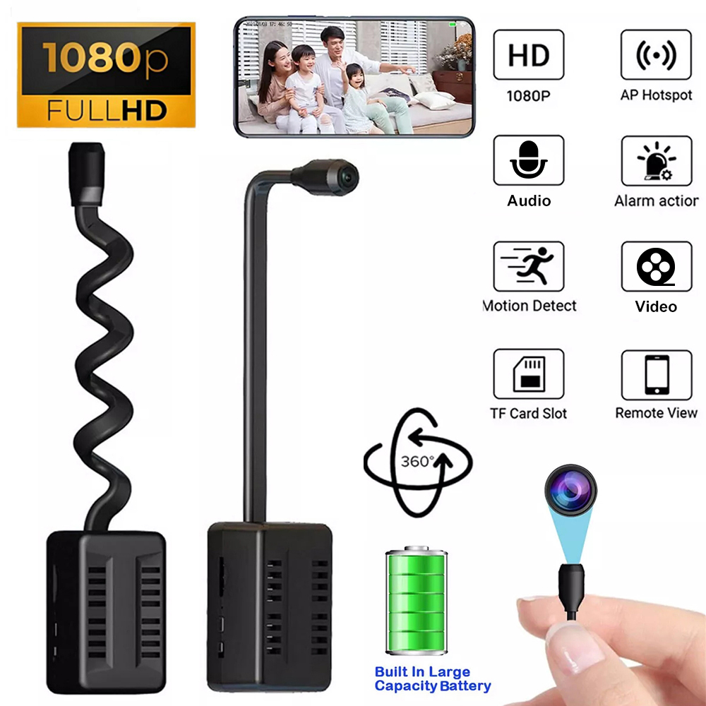 Mini cámara HD 1080P con detec - Home Security Prices reseña y precio