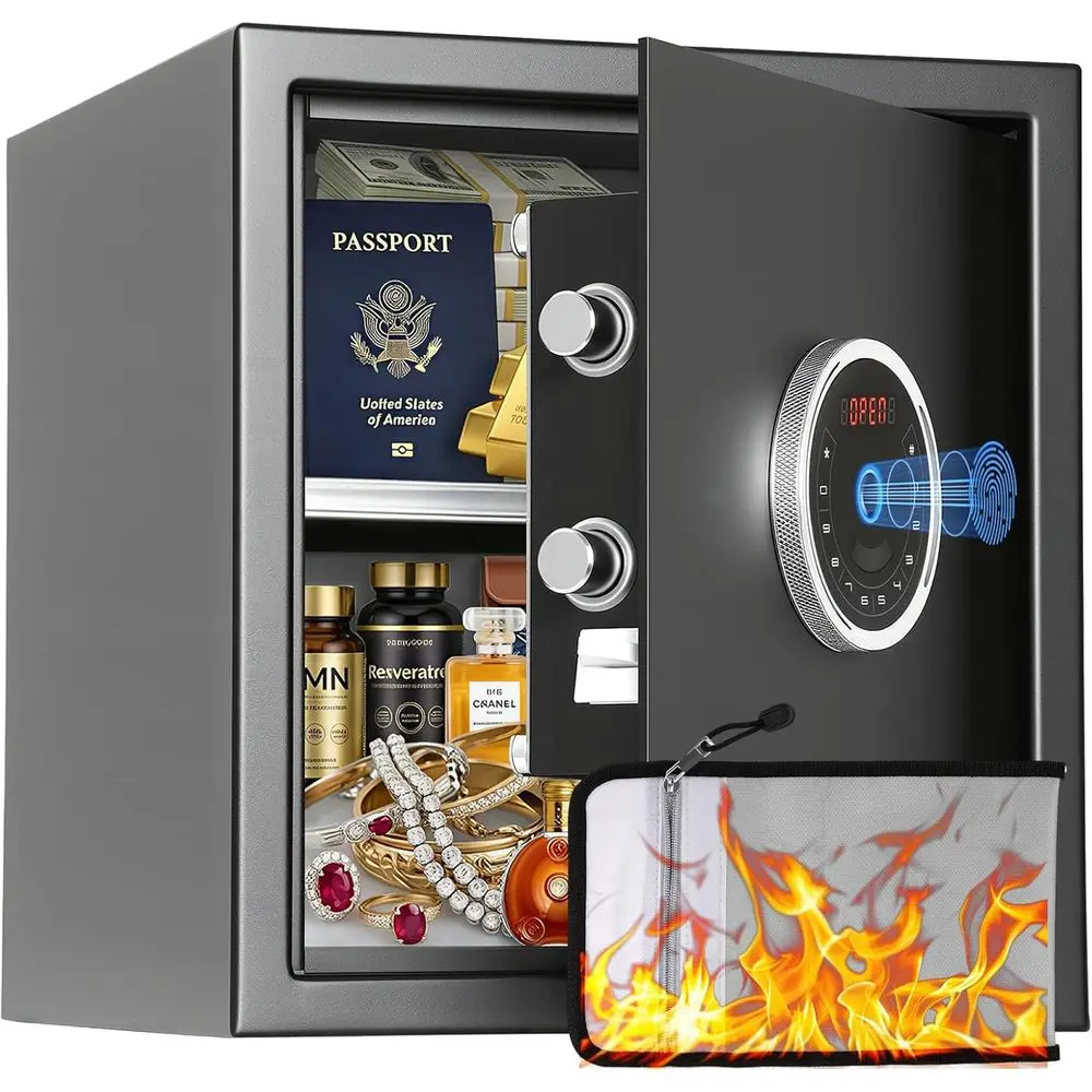 Caja Fuerte Biométrica de Aper - Home Security Safe reseña y precio