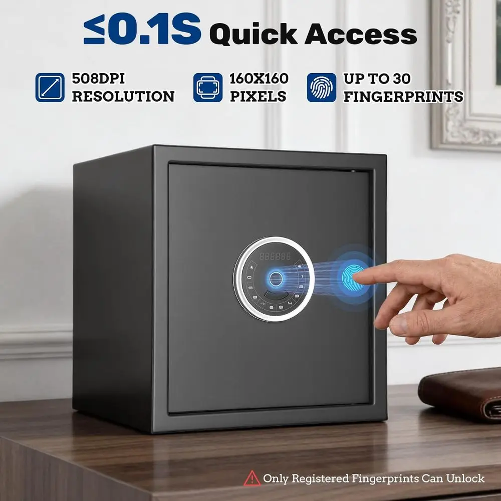 Caja Fuerte Biométrica de Aper - Home Security Safe reseña y precio