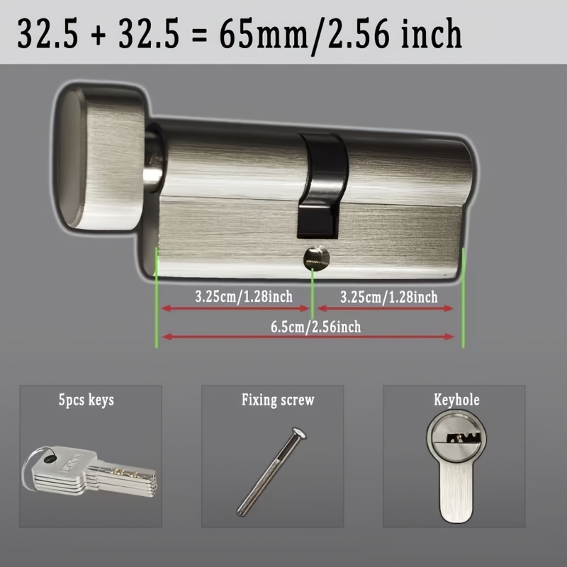 Cilindro de cerradura antirrob - Home Security Tips reseña y precio
