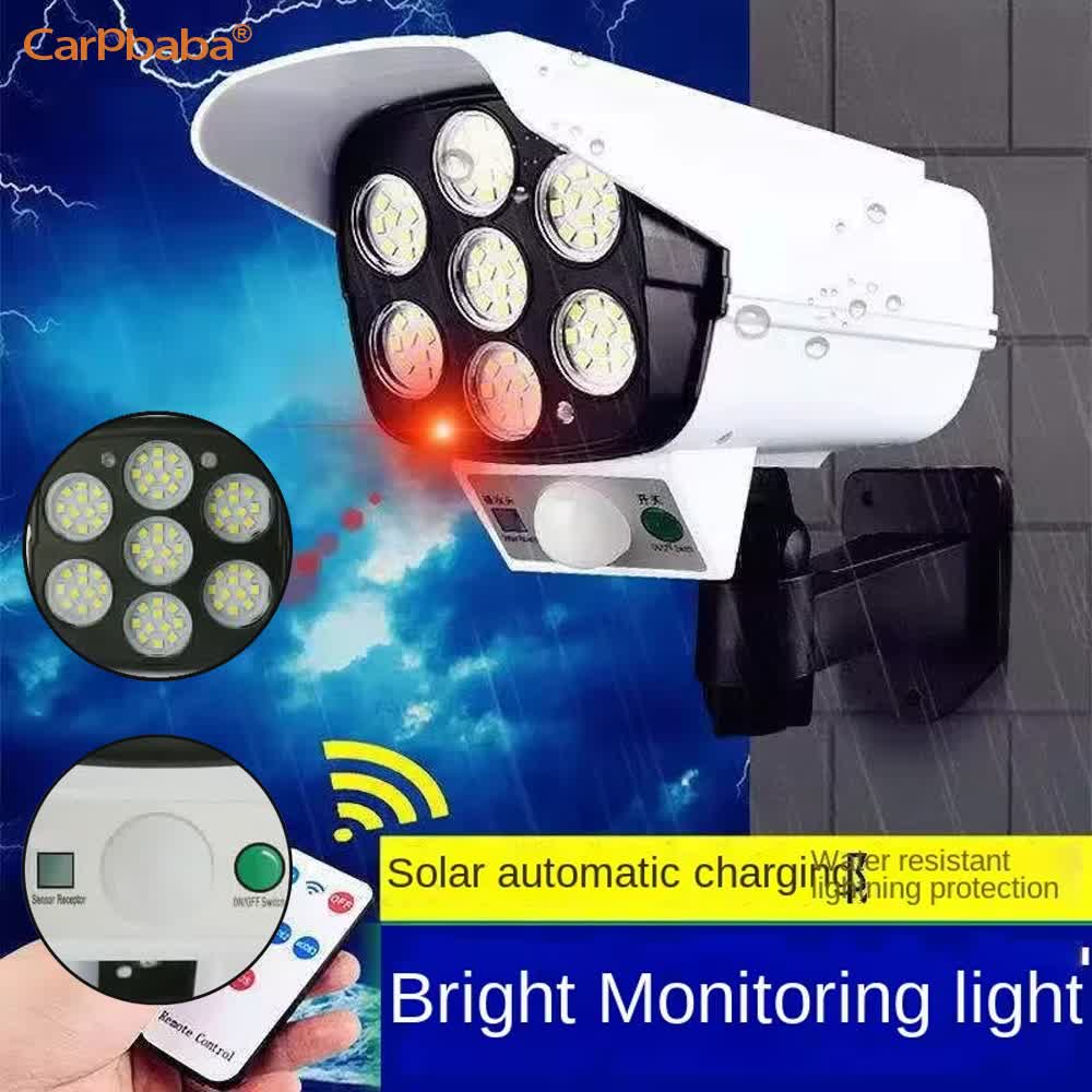 Luz Solar para exteriores, Sen - Home Security Cameras Wireless reseña y precio