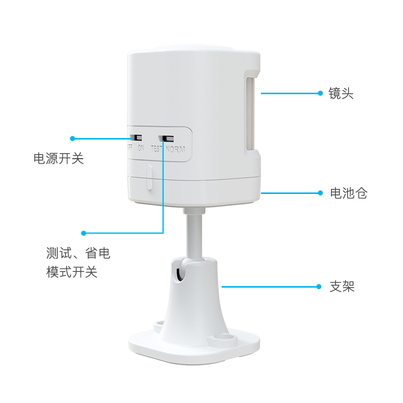 Sensor de movimiento PIR antim - Home Security Battery reseña y precio